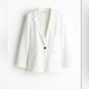 H&M  White Linen Women's Blazer